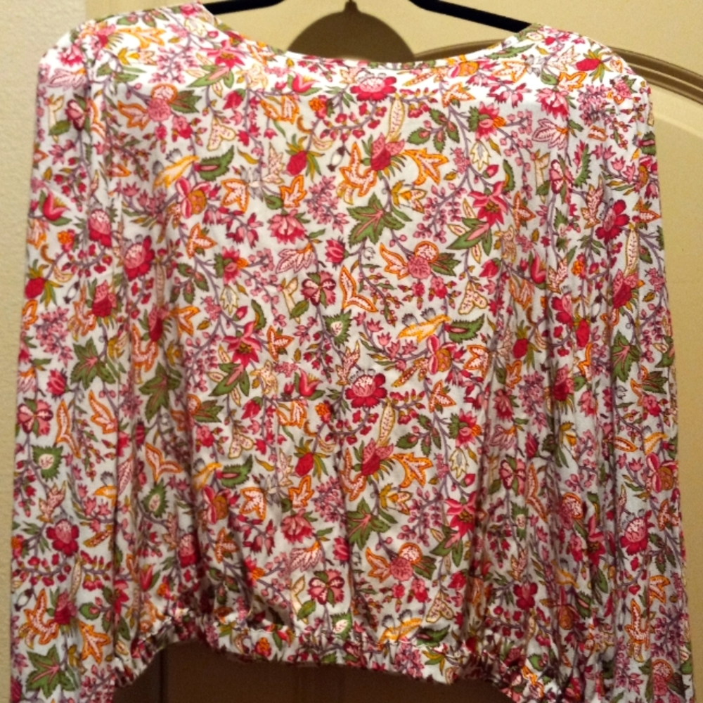 Loft, floral blouse